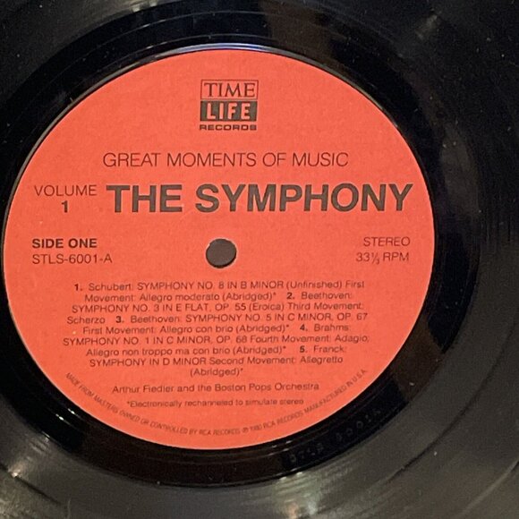 Great Moments Of Music Volume 1, The Symphony (Vinyl, 1980) Time Life Records - Picture 7 of 9